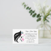 haarstylistisch visitekaartje (Staand voorkant)