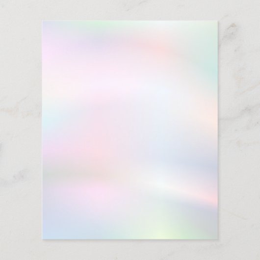 haarstylpastelkleuren flyer (Achterkant)