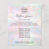 haarstylpastelkleuren flyer (Voorkant)