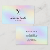 haarstylpastelkleuren visitekaartje (Voorkant / Achterkant)