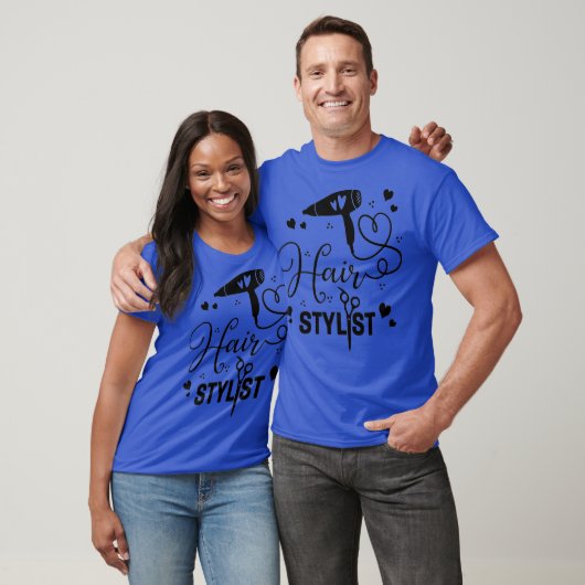 Haarstylschaar Dryer Haarstylist Barber T-shirt (Unisex)