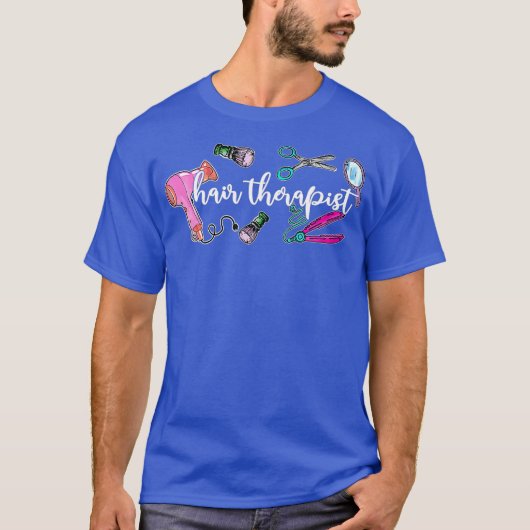 Haartherapistische schaar t-shirt (Voorkant)