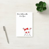 Haartoebehoren schedel en schaar (rood) post-it® notes (Kantoor)