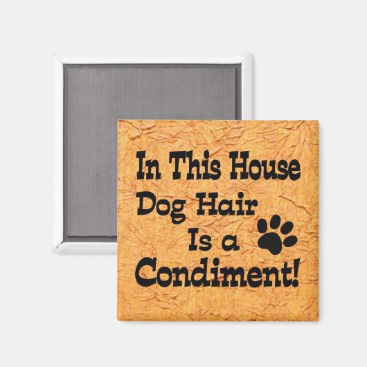 Haartoestand van de hond magneet (Voorkant / Achterkant)