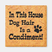 Haartoestand van de hond magneet (Voorkant)