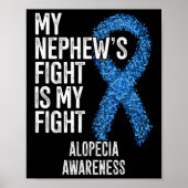 Haaruitval Mijn neefje's gevecht is mijn gevecht A Poster (Voorkant)