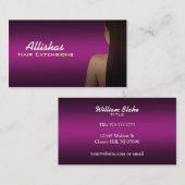 Haarverlengingen Visitekaartjes (Voorkant / Achterkant)