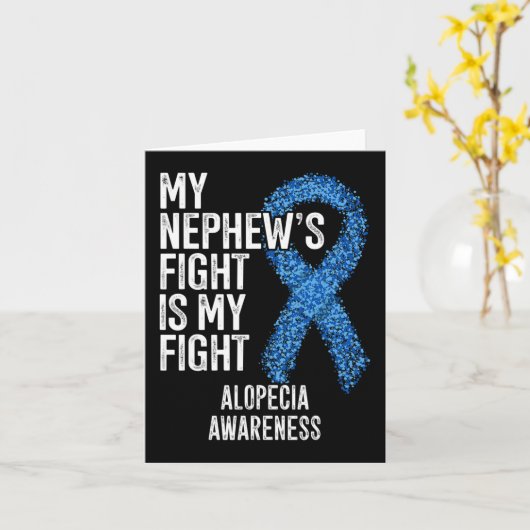 Haarverlies Mijn Neefjes Strijd Is Mijn Strijd Alo Kaart (Gele Bloem)