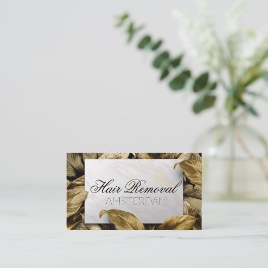 Haarverwijdering Visitekaartje (Staand voorkant)