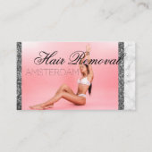 Haarverwijdering Visitekaartje (Voorkant)