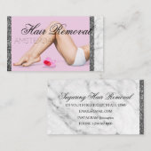 Haarverwijdering Visitekaartje (Voorkant / Achterkant)