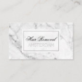 Haarverwijderingsmarmer Visitekaartje (Voorkant)