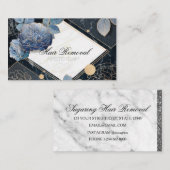 Haarverwijderingsmarmer Visitekaartje (Voorkant / Achterkant)