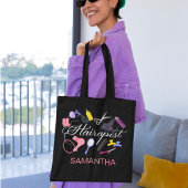 Haarverzorger Kapper Hair Stylist Kapper Zwart Tote Bag