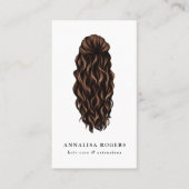 Haarverzorging, Haarstylist, Extensions Visitekaar Visitekaartje (Voorkant)