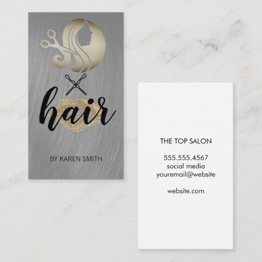 Haarverzorging | Schoonheidsproducten | Cosmetica Visitekaartje (Voorkant / Achterkant)