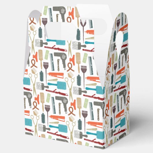 Haarverzorgingspatroon Bedankdoosjes (Geopend)