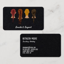 Haarvlechtend Visitekaartje