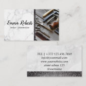 Haarwinkel Schaar Kapsalon Kapper Shop Visitekaartje (Voorkant / Achterkant)