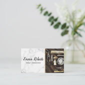 Haarwinkel Schaar Kapsalon Kapper Shop Visitekaartje (Staand voorkant)