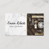 Haarwinkel Schaar Kapsalon Kapper Shop Visitekaartje (Voorkant)