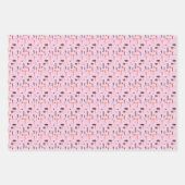 Haarzout, haar, stijllijst, laag droger, roze inpakpapier vel (Voorkant 2)