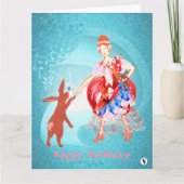 Haas en prinses kostbare vriendschap kaart (Voorkant)