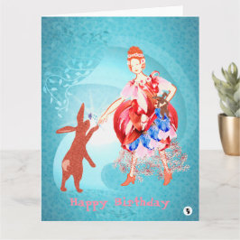 Haas en prinses kostbare vriendschap kaart