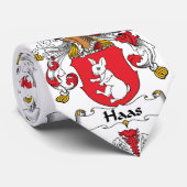 Haas Family Crest Stropdas (Opgerold)
