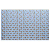 Haas Frenzy Stof (Lichtblauw) (Fat Quarter)