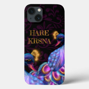 Haas Krishna kunst - Goddelijke mooie pauw Case-Mate iPhone Case