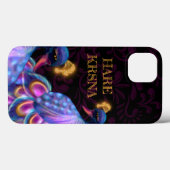 Haas Krishna kunst - Goddelijke mooie pauw Case-Mate iPhone Case (Achterkant (horizontaal))