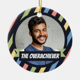 Haas om indruk te maken! Kantoor Christmas Keramisch Ornament