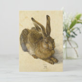 Haas van Albrecht Durer Bedankkaart (Staand voorkant)