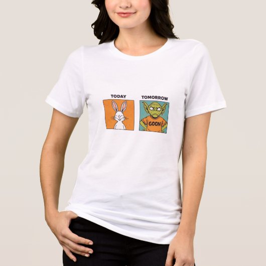 Haas Vandaag, Dommerik Morgen Tri-Blend Shirt (Voorkant)