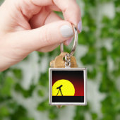 Haast de zon aan sleutelhanger (Hand)