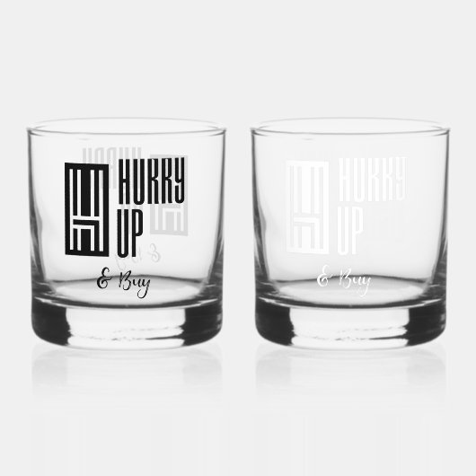 HAAST JE EN KOOP EEN DRINK BRIL WHISKY GLAS (Voorkant)