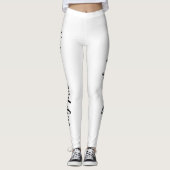 Haast je en live All-Over-Print Leggings (Voorkant)