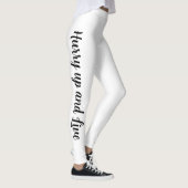 Haast je en live All-Over-Print Leggings (Rechts)