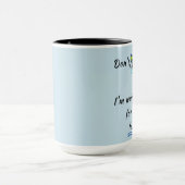 "Haast je niet!" Koffie/thee-Mok Mok (Midden)