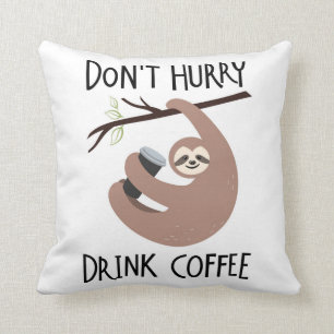 Haast je niet om koffie te drinken kussen
