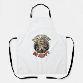 Haast je niet, wees een gelukkig sloth-wandelteam schort (Voorkant)