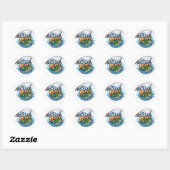 HAASTIGE HENGEL - Vissticker Ronde Sticker (Vel)