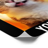 Haastte Je Door Test Grappige Test Dag Leraar Kat Poster (Hoek)