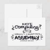 haat compileren? briefkaart (Voorkant / Achterkant)