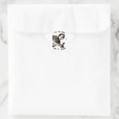 haat de daad niet het ras pitbull ster sticker (Tas)