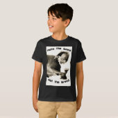 haat de daad niet het ras pitbull t-shirt (Voorkant volledig)