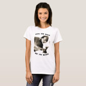haat de daad niet het ras pitbull t-shirt (Voorkant volledig)