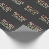 Haat de speler de Cornhole Funny niet Cadeaupapier (Hoek)