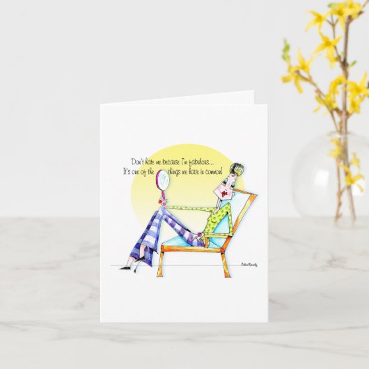 Haat geen kaart (Gele Bloem)